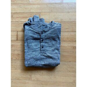 American Eagle Long Sleeve Henley (M)